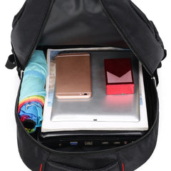 Women Solid Computer Patchwork Backpacks Large Capacity Handbags