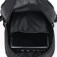 Women Solid Computer Patchwork Backpacks Large Capacity Handbags