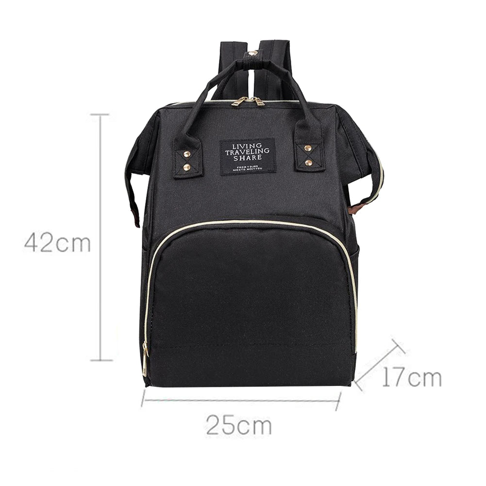 Women Preppy Style Patchwork Backpack Canvas Large Capacity Handbags