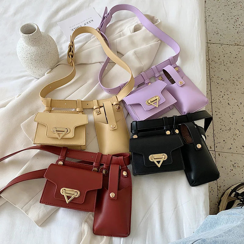 Women Phone Bag Waist Fanny Pack Belt Bum Hip Belly Mobile Pouch