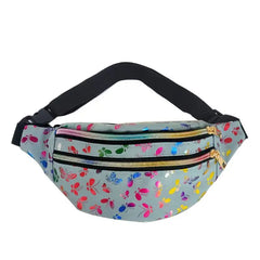 Women Printed Waist Fanny Pack Belt Bag Travel Hip Bum Purse