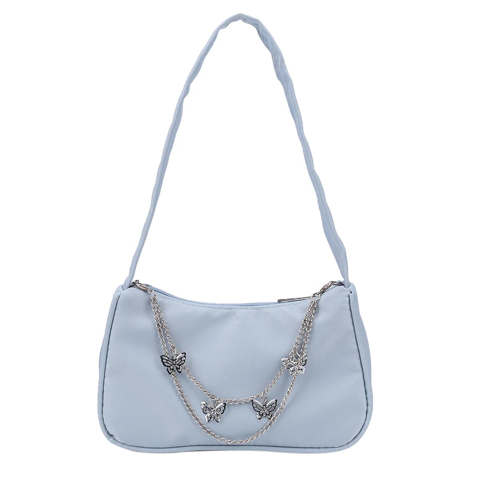 Women Butterfly Chain Shoulder Bag Small Handbag