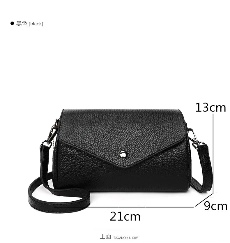 Women Leather Shoulder Bags Casual Tote Messenger High Female Handbag Purse