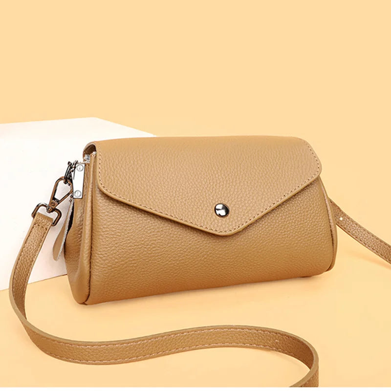 Women Leather Shoulder Bags Casual Tote Messenger High Female Handbag Purse