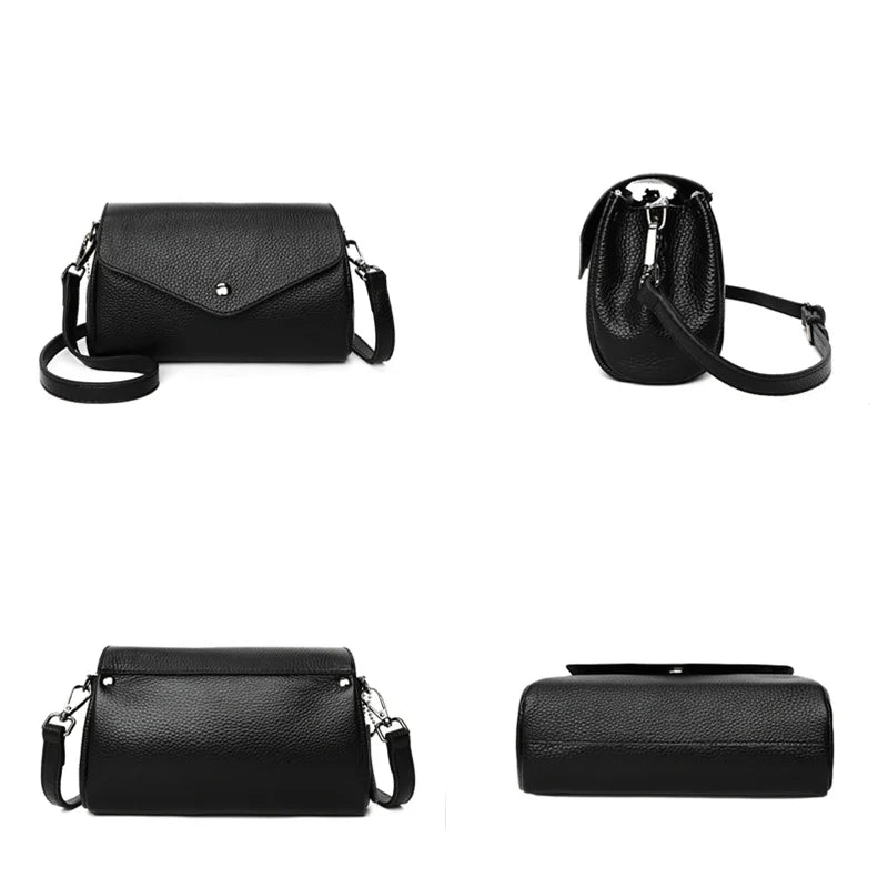 Women Leather Shoulder Bags Casual Tote Messenger High Female Handbag Purse