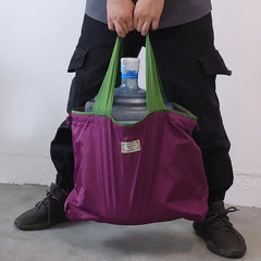 Reusable Grocery Bags Foldable Shopping Bag with Drawstring