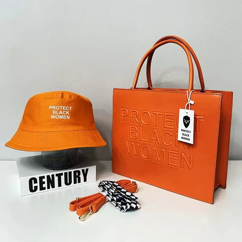 Bucket Hat TOTE Handbags Set for Women