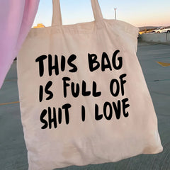 Women Canvas Shopper Bag Frog Mushroom Handbag Tote Shoulder Lady Bag
