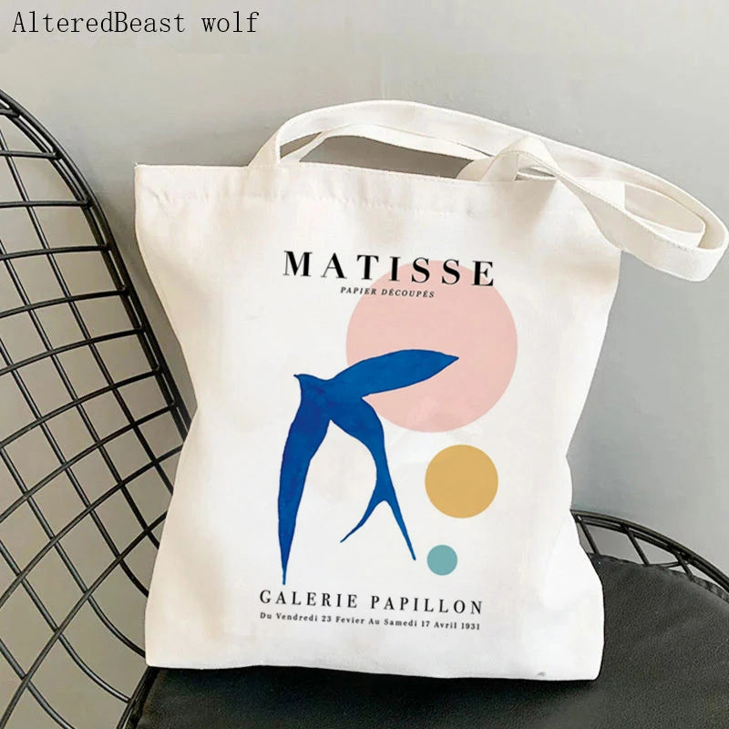 Vintage Matisse Cut Outs Exhibit Lady Bag