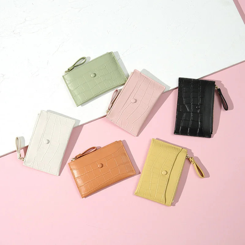 Women Short Wallet Small Leather Purse Ladies Card Bag Clutch