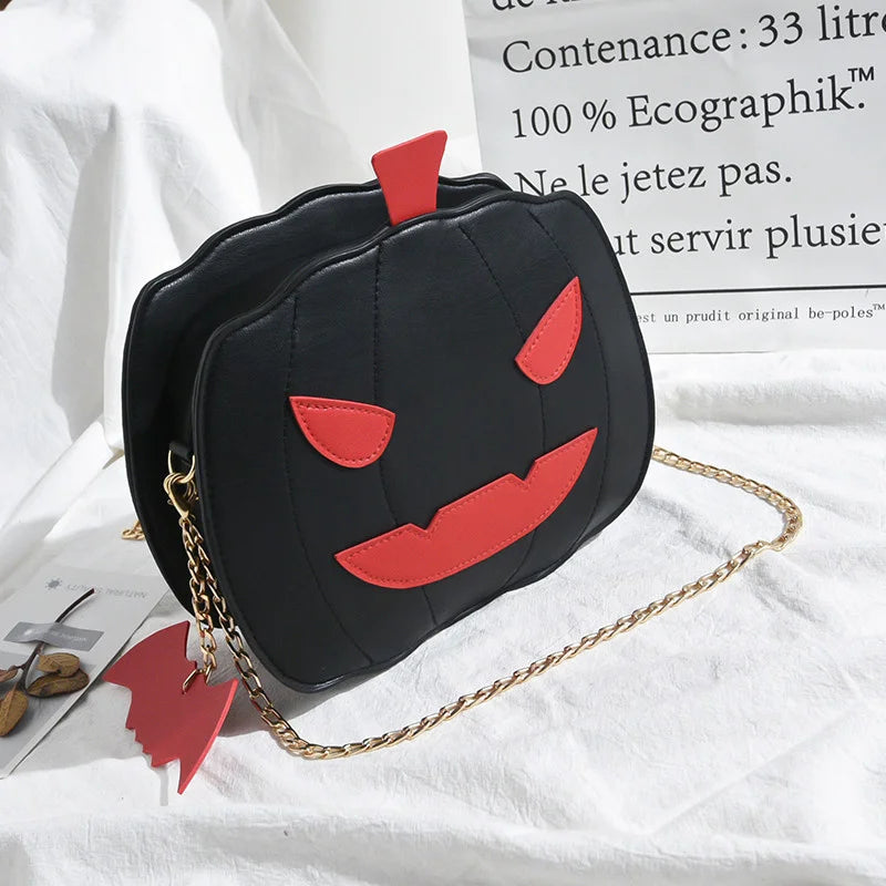 Easter Pumpkin Lamp Shoulder Bag Leather Handbags