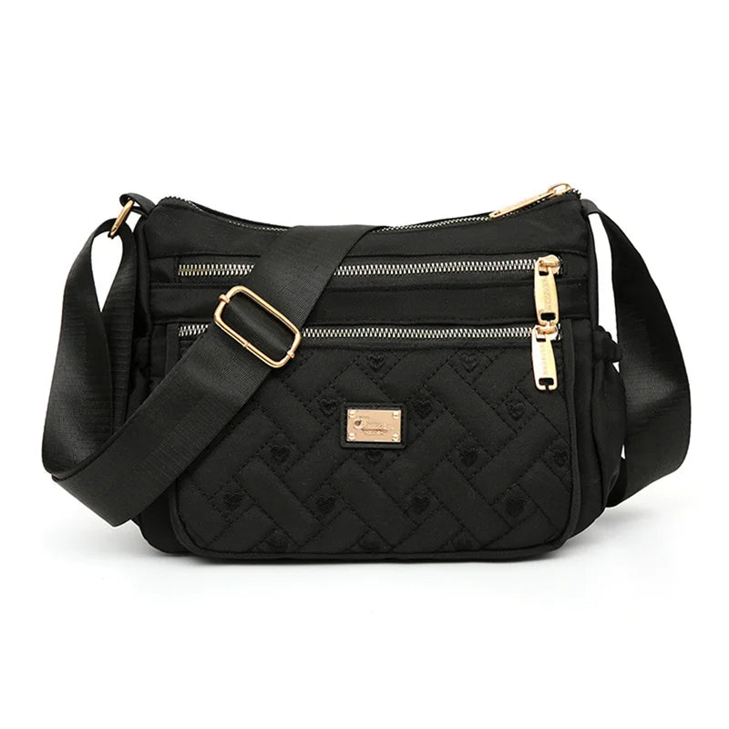 Women Shoulder Bag Oxford Bucket Tote Vintage Handbag