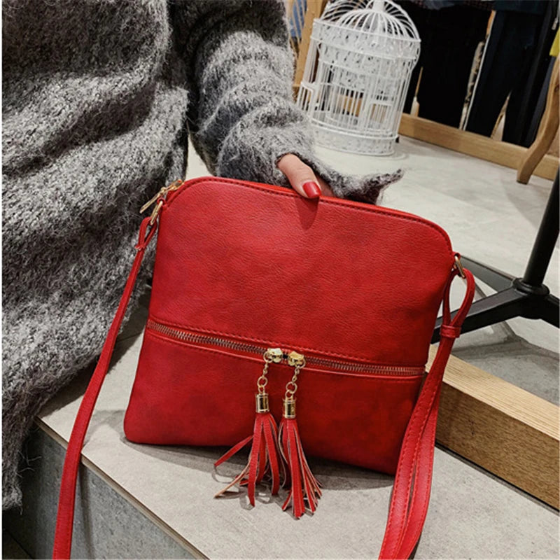 Women Shoulder Bag Crossbody Small Handbag Pocket Zipper Messenger
