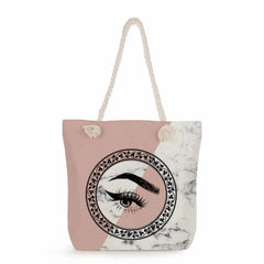 Women Shoulder Bag Eye Lashes Style Tote Bag Sweet Print Handbags