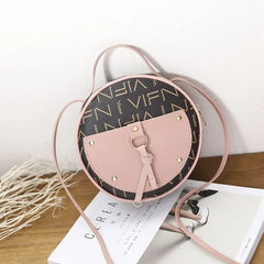 Waterproof Women Shoulder Bag Round Handbag
