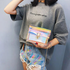 Laser Transparent Crossbody Beach Shoulder Bag