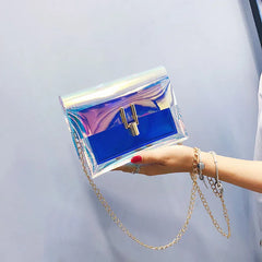 Laser Transparent Crossbody Beach Shoulder Bag
