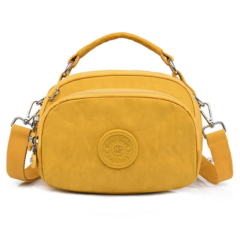 Women Shoulder Bag Casual Tote Canvas Handbag Zipper Messenger Crossbody Bag