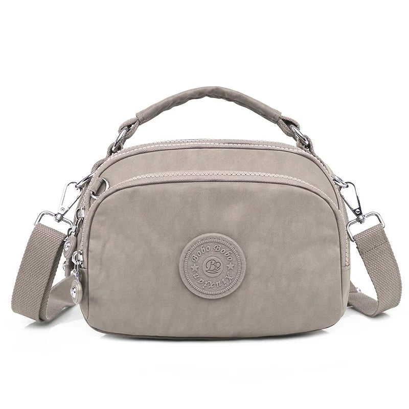 Women Shoulder Bag Casual Tote Outdoor Canvas Handbag Zipper Messenger Crossbody