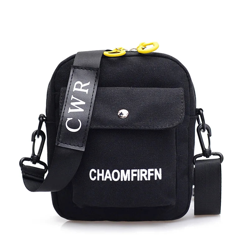 Canvas Casual Tote Shoulder Bag Zipper Messenger Handbag