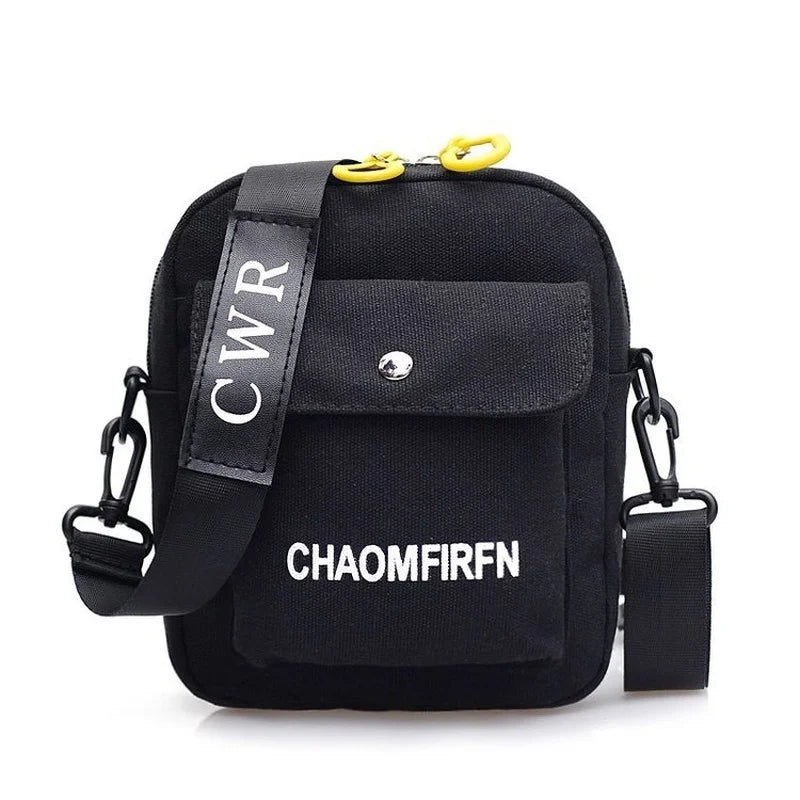 Women Shoulder Bag Casual Tote Outdoor Canvas Handbag Zipper Messenger Bag