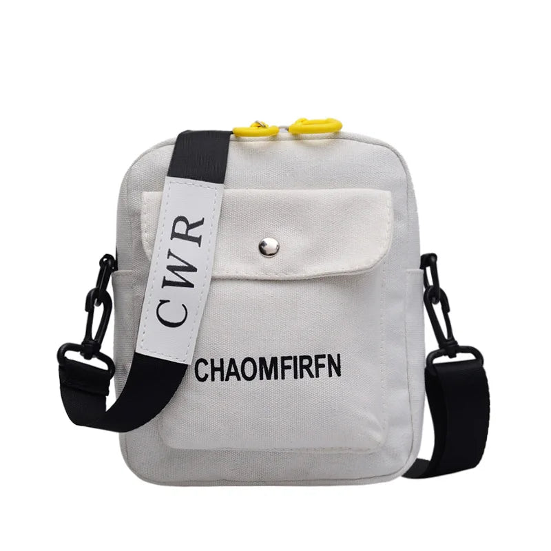 Canvas Casual Tote Shoulder Bag Zipper Messenger Handbag