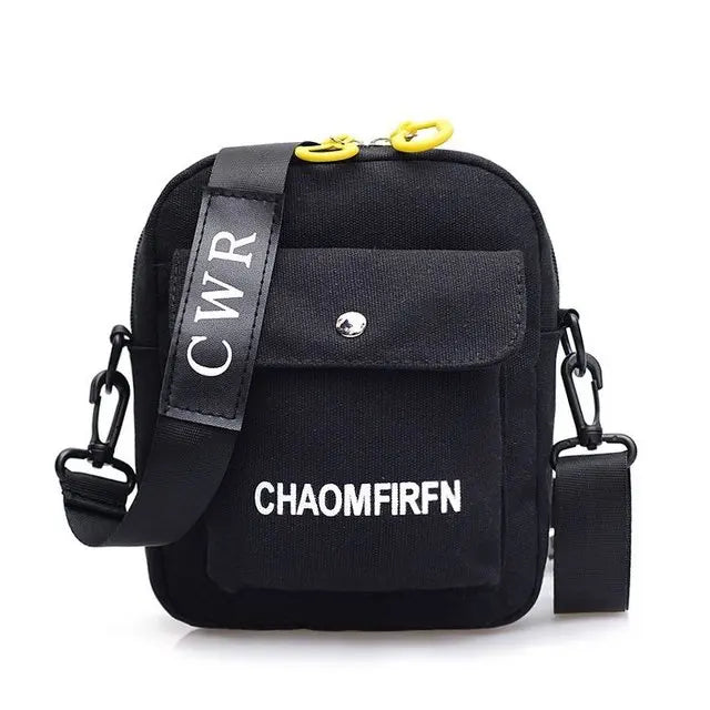 Women Shoulder Bag Casual Tote Outdoor Canvas Handbag Zipper Messenger Bag