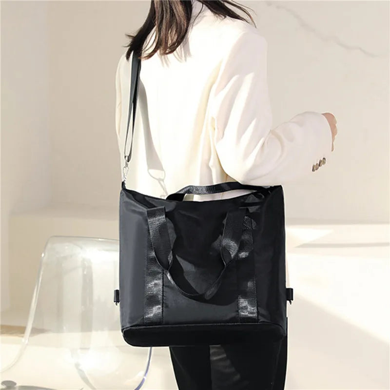 Women Shoulder Bag Crossbody Large Capacity Messenger Nylon Waterproof Lady Purs