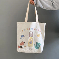 Canvas Shoulder Bag for Women One Shoulder Style