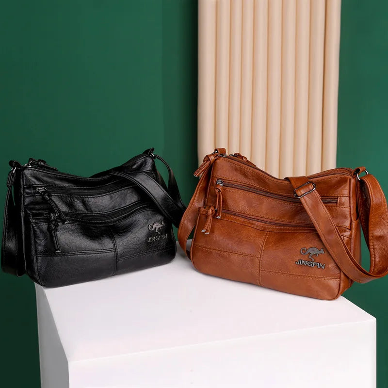 Women Shoulder Bag Ladies Crossbody Bag for Female Handbags Soft Leather Bags