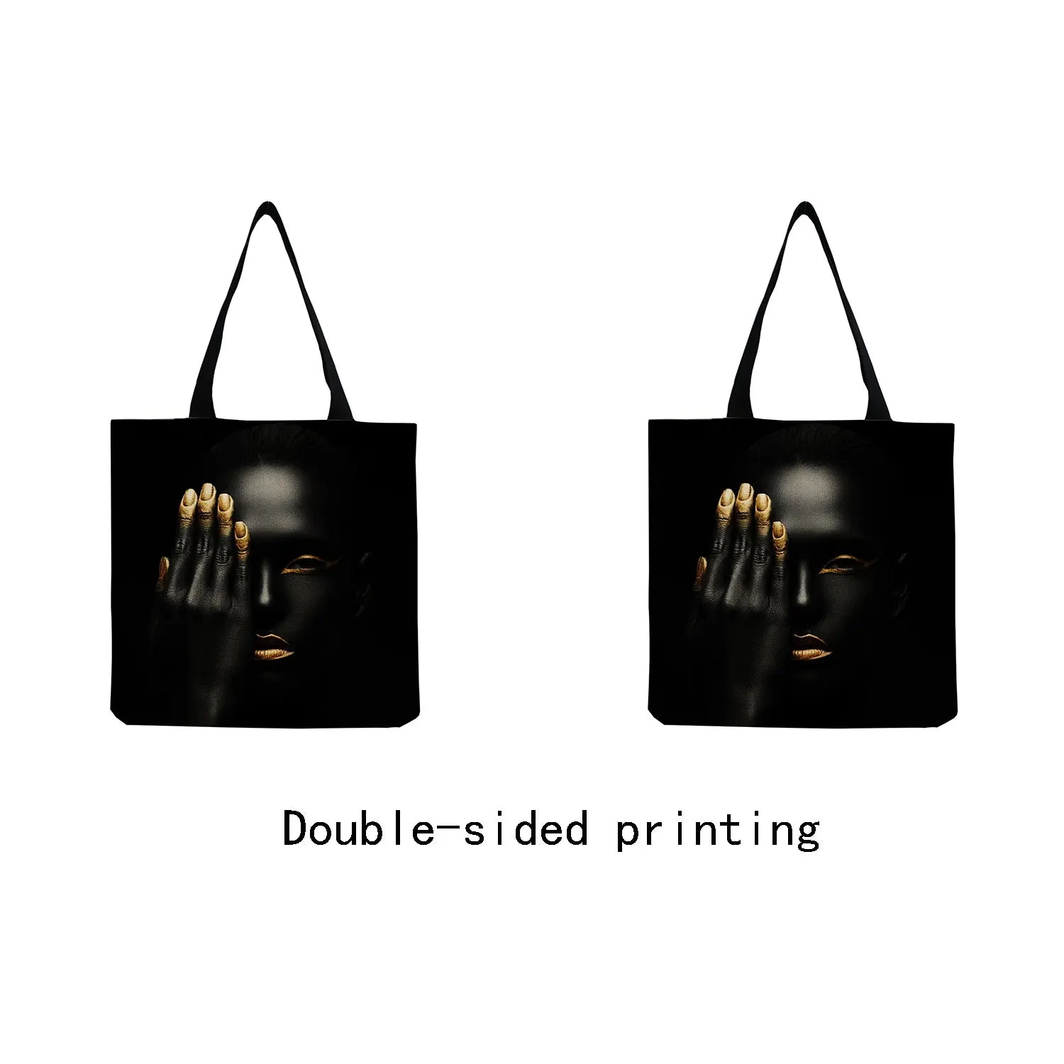 African Art Foldable Shoulder Bag for Women
