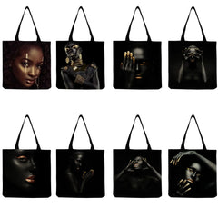 African Art Foldable Shoulder Bag for Women
