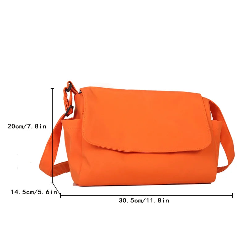 Oxford Cloth Shoulder Bag Large Capacity Crossbody Bag