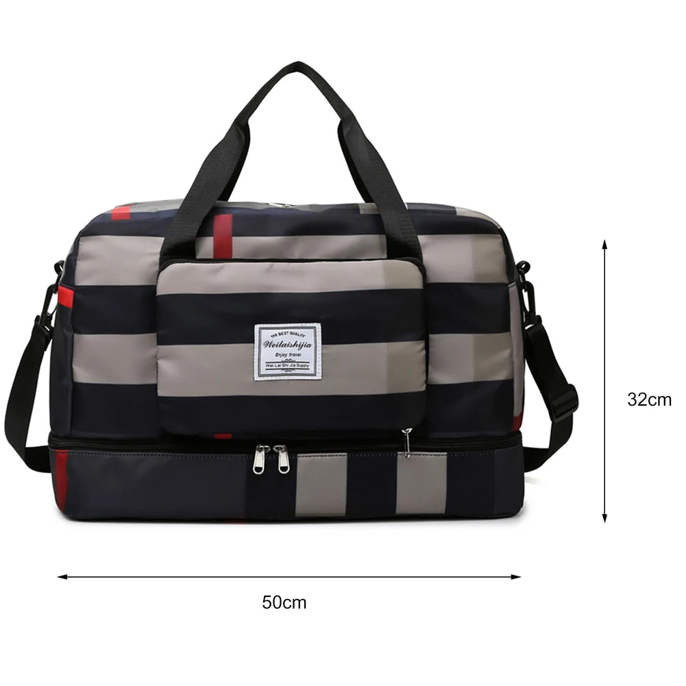Sports Folding Fitness Travel Bag for Women