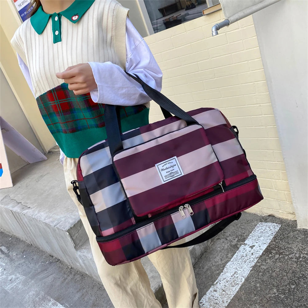 Sports Folding Fitness Travel Bag for Women