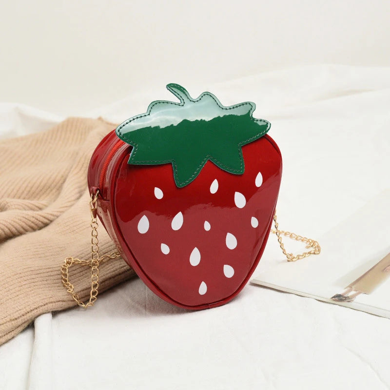 Strawberry Shape Crossbody Bag for Women