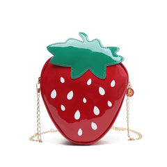 Strawberry Shape Crossbody Bag for Women