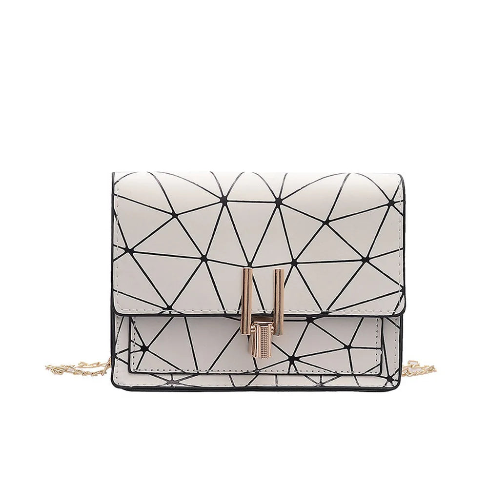 Women Shoulder Bags Messenger Chain Print Handbag