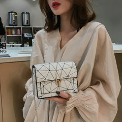 Women Shoulder Bags Messenger Chain Print Handbag