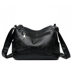 Women Shoulder Bags PU Leather Casual Solid Small Purse for Travel