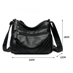 Women Shoulder Bags PU Leather Casual Solid Small Purse for Travel