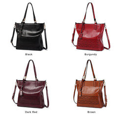 Women Shoulder Bags Female PU Leather Handbag High Capacity Tote Bag