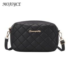 Solid Crossbody Bag Women Lattice Handbag Small Purse for Travel