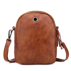 Small Leather Crossbody Bag for Ladies Women Girls