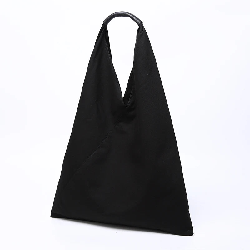 Retro Canvas Underarm Bag Casual Minimalist Shoulder Tote