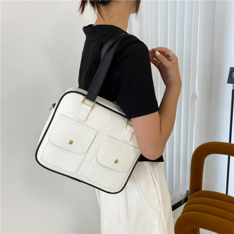 Women Shoulder Bags Large Capacity Pockets Storage Travel Crossbody Satchels