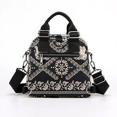 Waterproof Nylon Lady Backpack Female Tote Crossbody Bags For Women