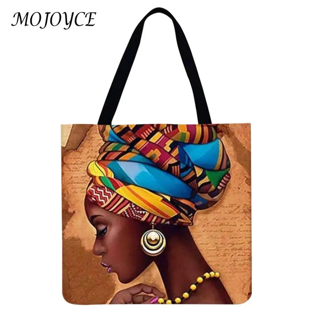 Printed Shoulder Bag Large Capacity Shopper Handbag