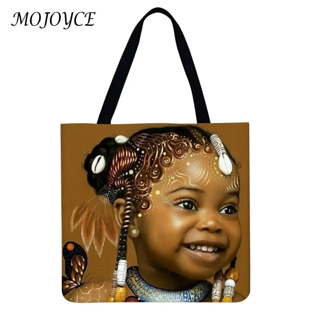 Printed Shoulder Bag Large Capacity Shopper Handbag