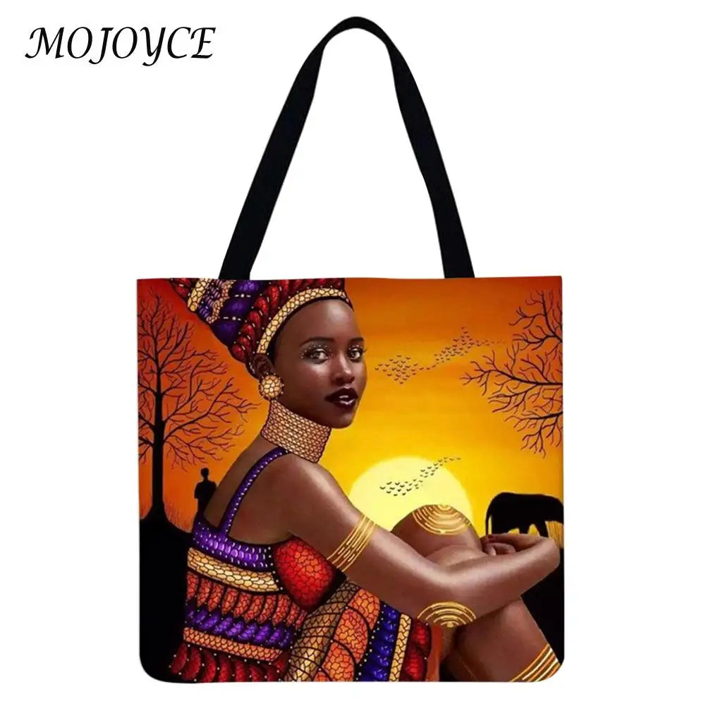 Printed Shoulder Bag Large Capacity Shopper Handbag